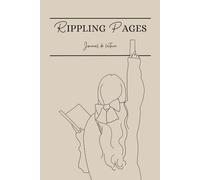 Rippling pages - Journal de lecture: Carnet de lecture à remplir - 100 pages de review + bingo de lecture + objectifs de lecture + this or that + ... - Collection Ruban uni - Couleur Sable