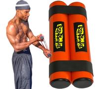 RipRight RipStick, Workout Equipment for Joint Rehab, Shoulder and Resistance Training, Muscle Building and Core Workout Equipment with 6 Adjustable Resistance Bands (Orange/Black)