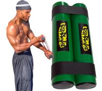 RipRight RipStick, Workout Equipment for Joint Rehab, Shoulder and Resistance Training, Muscle Building and Core Workout Equipment with 6 Adjustable Resistance Bands (Green/Black)