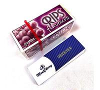 RIPS FLAVOURED CIGARETTE ROLLING PAPER IN ''GRAPE'' FLAVOR - 6 ROLLS BY TRENDZ