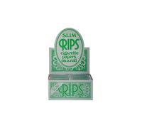 Rips Green Slim Cigarette Rolling Papers 24 Rolls