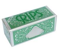 Rips Green Slim Cigarette Rolling Papers (On a Roll) 5 Rolls.