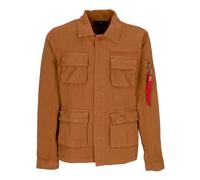 Ripstop Cargo Overshirt Jacket Hazel Brown - male - Alpha Industries - Light Jackets - Brown - M - Jackets M