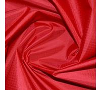 Ripstop Spinnaker Lightweight Fabric Kite Marine Material Nylon Water Resistant Cloth 150-155cm Wide (Sold by The metre) (Red)