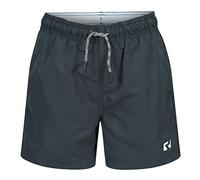 RIPT Boy's Quick Dry Uv 50 Sun Protection Peach Finish Swim Shorts Trunks, Navy, 7-8 Years