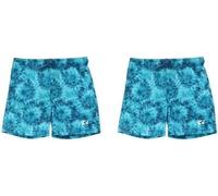 Ript Essentials Boys Quick Dry UV 50 Sun Protection Swimming Swim Shorts Trunks, Blue Tie Dye, 11-12 Years (Pack of 2)