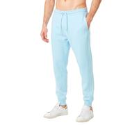 RIPT Men’s Fleece Joggers with Drawstring Waist Cuffed Tracksuit Bottoms with Pockets Soft Touch Sweatpants for Gym & Loungewear (Aqua, XL)