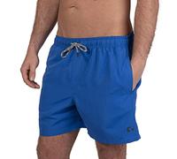 RIPT Men’s Quick Dry Swim Shorts with Mesh Lining Drawstring Waist UV50 Sun Protection Beach & Swimming Trunks (Royal Blue, L)