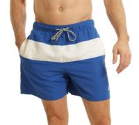 RIPT Men's Performance Essentials Quick Dry UV 50 Sun Protection Swim Shorts Trunks, Royal Blue/White, M