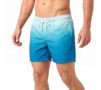 RIPT Men's Swim Shorts Quick Dry UV 50, Blue Dip Dye, L