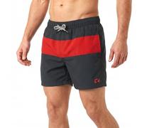 RIPT Men's Swim Shorts Quick Dry UV 50, Navy/Red, S