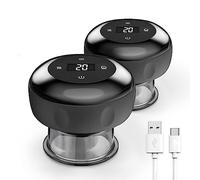 RIRC 2Set Smart Cupping Therapy Massager Set, 4 in 1 Electric Cupping Massager Device, Smart Cupper Relieves Muscle Soreness, Improves Blood Circulation and Speeds Up Recovery After Exercise