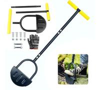 RIRIDAMAI Lawn Edging Cutter with Handle 107 cm, Lawn Cutter with Root Saw, Edge Cutter Lawn with T-Handle, Lawn Cutter, Edge Cutter for Walkways, Garden Edging Yard