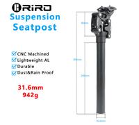 RIRO Parallelogram Spring Seatpost 27.2, 30.9 and 31.6 mm