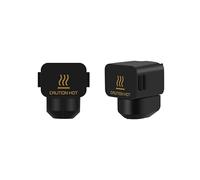 Rirsoasy 2 Pack Black Silicone Socks for BambuLab A1 Mini, High Temperature Resistance Hot End Cover Silicone Sleeve for A1 Mini 3D Printer¡