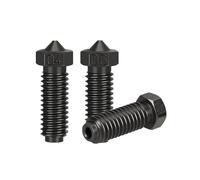 Rirsoasy 3 Pack Hardened Steel Nozzles, High Temperature Resistance for Anycubic Kobra 2 Series (Mix-3pcs)