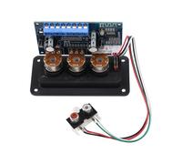 rirue 2.1 Channel Digital Power Amplifier Board+AUX Audio Cable 2x25W+50W BT5.0 Subwoofer Class D Amplifier Board DC12-20V