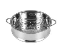 rirue 20cm Thickening Food Steam Rack Stainless Steel Steamer with Double Ear for Soup Pot Milk Pot Kitchen Tools