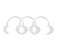 rirue 3pcs Autoclavable Dental Teeth Whitening Lip & Cheek Retractor Dentist Mouth Opener Repeat Use, M