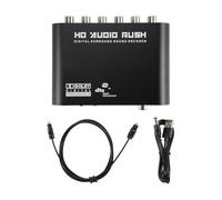 rirue 5.1 CH Audio Decoder SPDIF Coaxial To DTS AC3 Digital To 5.1 Amplifier Analog Converter For,DVD Player,
