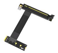 rirue M.2 NGFF Key M to PCI-E 16x Graphics Card Riser Adapter Card, Nvme to PCI-Express 16X Extension Cable(Right Direction)