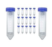 rirue Scientific Conical Centrifuge Tubes 50ML, [50 Pack] Plastic Test Tube with Caps, 50ML Sterile Test Tubes with Lids Reusable