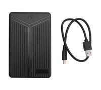 rirue USB 3.1 Mobile Hard Disk Box 2.5 Inch SATA Hard Disk Box SSD Enclosure Support 15mm Hard Drive for Computer Notebook