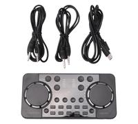 rirue V300 Pro Sound Card Bluetooth-Compatible Audio Interface Mixer DJ Digital Effect Noise Reduction Console USB Record