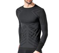 Risalti Thermal Top for Men Long Sleeved Energy - Mens Thermal Top Breathable Microfibre, Men's Thermal Tops Technical, Thermal Underwear Mens Seamless, Thermal Base Layer - Made in Italy