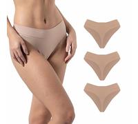 Risalti Thongs For Women Multipack Microfibre 3 Pack - Womens Thongs Seamless, Underwear Women, Women's Knickers, Softer than Cotton Thongs, Pants For Women, Women's Lingerie Sets - Made in Italy