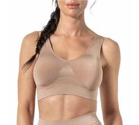 Risalti Top Shapewear Wide Shoulder Bras for Women - Comfort Bra, Bralettes for Women in Microfibre, Ladies Bras Non Wired, Women's Bras and Crop Top, Seamless Sports Bra - Made in Italy