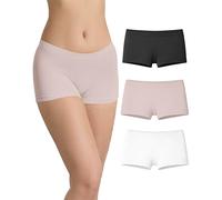 Risalti Underwear Women Boxer Bamboo 3 pcs - Seamless Knickers For Women, Knickers For Women Multipack, Womens Underwear, Ladies Boxers, Womens Clothes, Ladies Knickers - Made in Italy