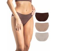 Risalti Underwear Women Classic Microfibre 3 Pack - Women's Knickers Seamless, Pants For Women, Womens Underwear Multipack, Softer Than Cotton Underwear Women, Ladies Knickers - Made In Italy