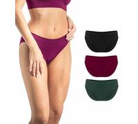 Risalti Underwear Women Classic Microfibre 3 Pack - Women's Knickers Seamless, Pants For Women, Womens Underwear Multipack, Softer Than Cotton Underwear Women, Ladies Knickers - Made In Italy