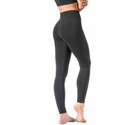 Risalti Women's Leggings Flat Belly Plus Covering - High Waist Stretch Leggings in Microfiber, Opaque Seamless Women's Sports Leggings - Made in Italy, anthracite, S/M