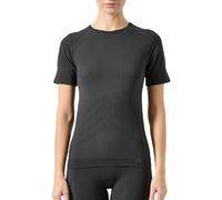 Risalti Women's Thermal Top Energy - Seamless, Moisture Wicking, Breathable, Antibacterial, Stretchable - Anthracite, S