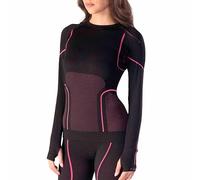 Risalti Women's Thermal Tops Merino Wool TECH+ - Thermal Tops Womens, Merino Base Layer Women, Thermal Base Layers Women, Compression Shirt Women Winter, Thermals Womens Seamless - Made in Italy