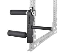 RISANXUN Leg Extension and Leg Curl Machine, Seated Adjustable Leg Extension Machine for Leg Muscle Training Squat Rack Attachment Suitable for 16mm/ 5/8" Column Aperture- Max Load 600lbs