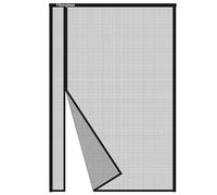 Risareyi Side Opening Magnetic Fly Screens for Doors 70x240cm, Reinforced Black Fibreglass Mesh, Reversible Patio Door Fly Screen Curtain Mosquito Net, Anti Mosquito, Keep Bugs Out