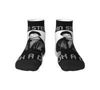RISATERON Unisex Shakin Women Men Ankle Socks Stevens Singer Soft Lightweight Soft Breathable Elastane Socks for Teen Boy Girl Fans Merch Gifts