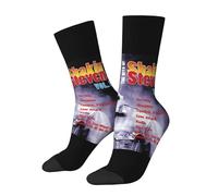 RISATERON Unisex Shakin Women Men Crew Socks Stevens Singer Soft Lightweight Soft Breathable Elastane Socks for Teen Boy Girl Fans Merch Gifts