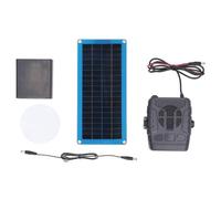 Riscaldatore solare per auto - pannello solares più riscaldatore con vano batteria | Riscaldatores a pannello solares singolo | Caricabatterie solare per auto da 30 W con | Kit di alimentazione per as