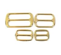 Risdany 10Pcs 25-50mm Metal Three-Way Sliding Ring Buckle, Adjustable Webbing Hook, Suitable for Shoulder Strap Diy Making Accessories,25mm