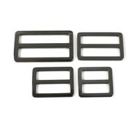 Risdany 10Pcs 25-50mm Metal Three-Way Sliding Ring Buckle, Adjustable Webbing Hook, Suitable for Shoulder Strap Diy Making Accessories,38mm