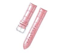 Risdany 12-22mm, Unisex Patent Leather Strap; High-Gloss Finish; Stylish and Casual Style; Replaceable Watch Accessories.,Pink,20mm
