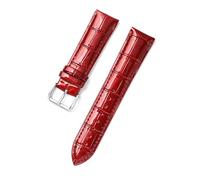 Risdany 12-22mm, Unisex Patent Leather Strap; High-Gloss Finish; Stylish and Casual Style; Replaceable Watch Accessories.,Wine Red,12mm
