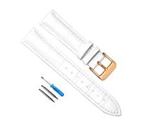 Risdany 12-24mm Universal Replacement Leather Strap, Soft and Comfortable to The Touch, Suitable for Everyday Wear, Universal Size.,22mm