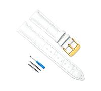 Risdany 12-24mm Universal Replacement Leather Strap, Soft and Comfortable to The Touch, Suitable for Everyday Wear, Universal Size.,20mm