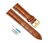 Risdany 12-24mm Universal Replacement Leather Strap, Soft and Comfortable to The Touch, Suitable for Everyday Wear, Universal Size.,18mm