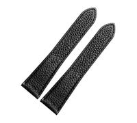 Risdany 17-23mm, Unique Leather Strap, Red/Black Color Scheme, Equipped with a Secure Folding Clasp, Quick-Release Replaceable Strap.,17mm